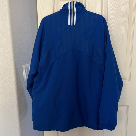 Men’s blue Adidas team performance claims proof pullover - Picture 2 of 4